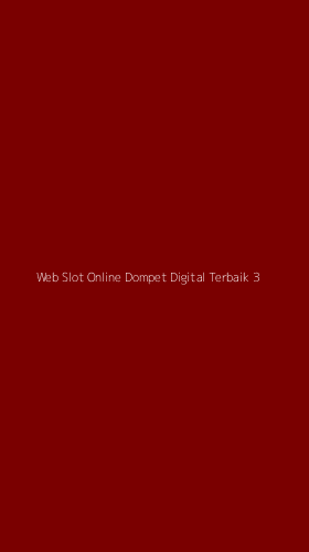 Tampilan Antarmuka Aplikasi Web Slot Online Dompet Digital Terbaik - 3