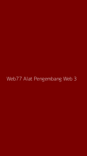Tampilan Antarmuka Aplikasi Web77 Alat Pengembang Web - 3