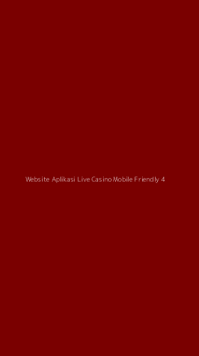 Tampilan Antarmuka Aplikasi Website Aplikasi Live Casino Mobile Friendly - 4