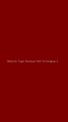 Tampilan Antarmuka Aplikasi Website Togel Panduan Seo Terlengkap - 2