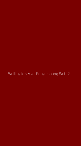 Tampilan Antarmuka Aplikasi Wellington Alat Pengembang Web - 2