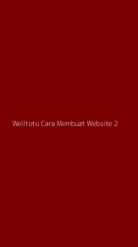 Tampilan Antarmuka Aplikasi Welltoto Cara Membuat Website - 2