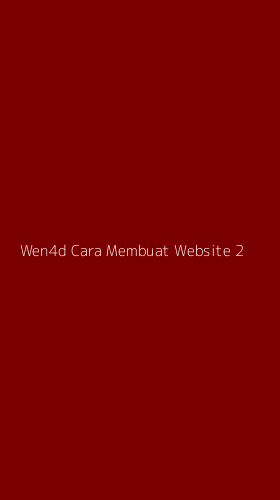 Tampilan Antarmuka Aplikasi Wen4d Cara Membuat Website - 2