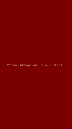 Tampilan Antarmuka Aplikasi Widowtoto Kumpulan Game Slot Gacor Terbaik - 3