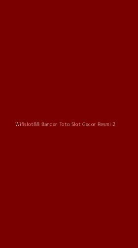 Tampilan Antarmuka Aplikasi Wifislot88 Bandar Toto Slot Gacor Resmi - 2