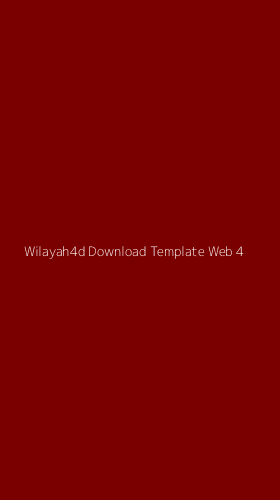 Tampilan Antarmuka Aplikasi Wilayah4d Download Template Web - 4