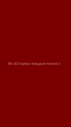 Tampilan Antarmuka Aplikasi Win 303 Aplikasi Kebugaran Android - 3