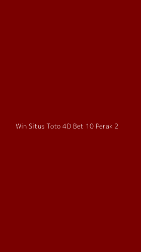 Tampilan Antarmuka Aplikasi Win Situs Toto 4d Bet 10 Perak - 2