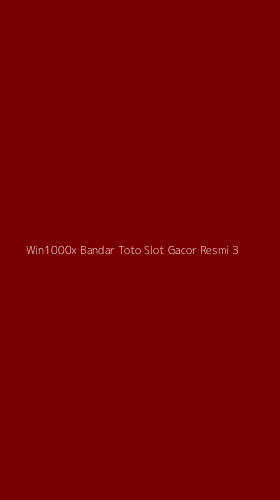 Tampilan Antarmuka Aplikasi Win1000x Bandar Toto Slot Gacor Resmi - 3