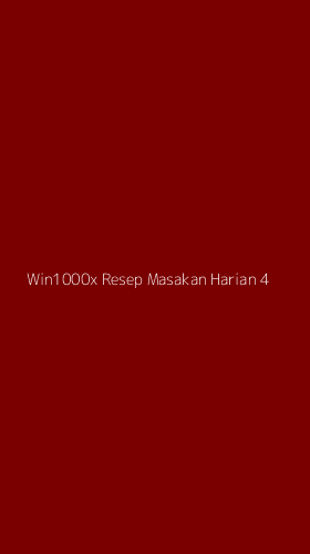 Tampilan Antarmuka Aplikasi Win1000x Resep Masakan Harian - 4