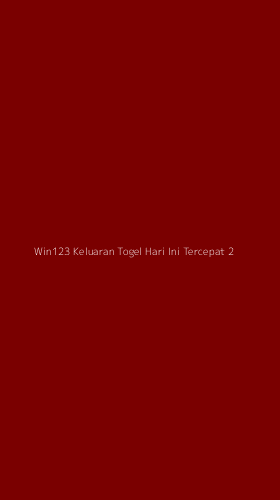 Tampilan Antarmuka Aplikasi Win123 Keluaran Togel Hari Ini Tercepat - 2