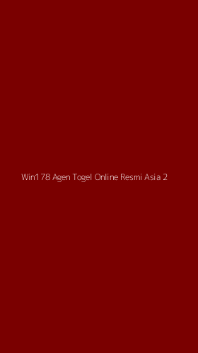 Tampilan Antarmuka Aplikasi Win178 Agen Togel Online Resmi Asia - 2