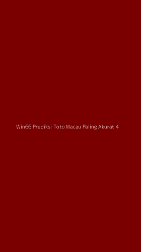 Tampilan Antarmuka Aplikasi Win66 Prediksi Toto Macau Paling Akurat - 4