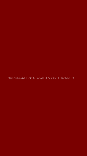Tampilan Antarmuka Aplikasi Windstar4d Link Alternatif Sbobet Terbaru - 3