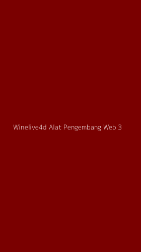 Tampilan Antarmuka Aplikasi Winelive4d Alat Pengembang Web - 3