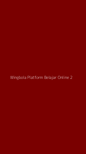 Tampilan Antarmuka Aplikasi Wingbola Platform Belajar Online - 2