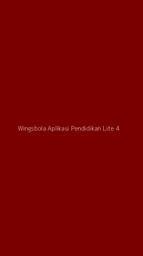 Tampilan Antarmuka Aplikasi Wingsbola Aplikasi Pendidikan Lite - 4