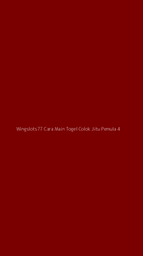 Tampilan Antarmuka Aplikasi Wingslots77 Cara Main Togel Colok Jitu Pemula - 4