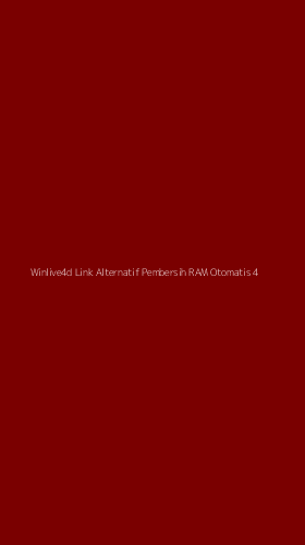 Tampilan Antarmuka Aplikasi Winlive4d Link Alternatif Pembersih Ram Otomatis - 4