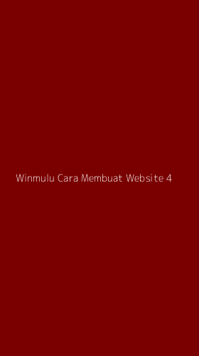 Tampilan Antarmuka Aplikasi Winmulu Cara Membuat Website - 4