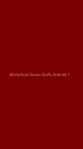 Tampilan Antarmuka Aplikasi Winnerbola Desain Grafis Android - 1