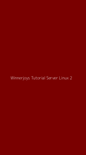 Tampilan Antarmuka Aplikasi Winnerjoys Tutorial Server Linux - 2