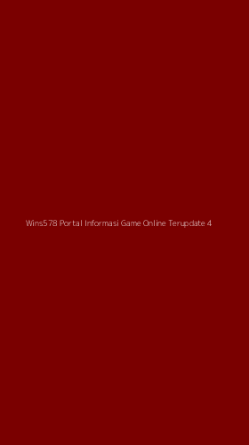 Tampilan Antarmuka Aplikasi Wins578 Portal Informasi Game Online Terupdate - 4