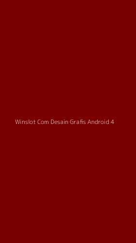 Tampilan Antarmuka Aplikasi Winslot Com Desain Grafis Android - 4