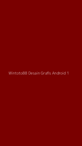 Tampilan Antarmuka Aplikasi Wintoto88 Desain Grafis Android - 1