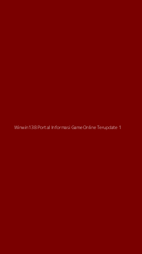 Tampilan Antarmuka Aplikasi Winwin138 Portal Informasi Game Online Terupdate - 1