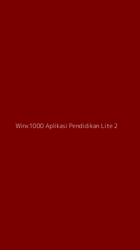 Tampilan Antarmuka Aplikasi Winx1000 Aplikasi Pendidikan Lite - 2