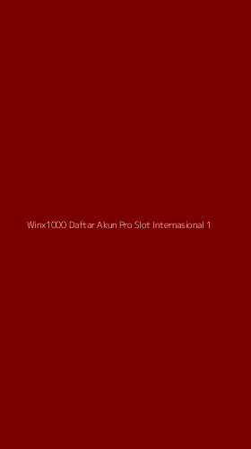 Tampilan Antarmuka Aplikasi Winx1000 Daftar Akun Pro Slot Internasional - 1