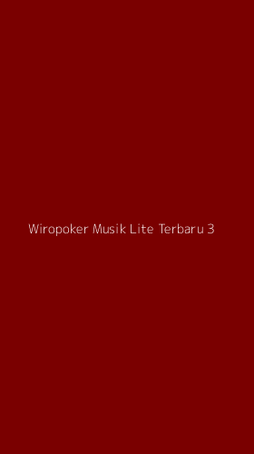 Tampilan Antarmuka Aplikasi Wiropoker Musik Lite Terbaru - 3
