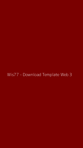 Tampilan Antarmuka Aplikasi Wis77 - Download Template Web - 3