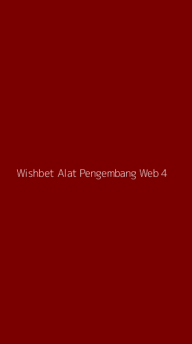 Tampilan Antarmuka Aplikasi Wishbet Alat Pengembang Web - 4