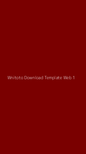 Tampilan Antarmuka Aplikasi Wnitoto Download Template Web - 1