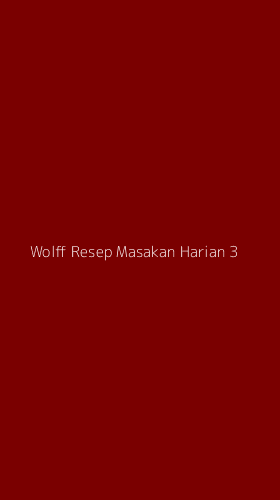 Tampilan Antarmuka Aplikasi Wolff Resep Masakan Harian - 3