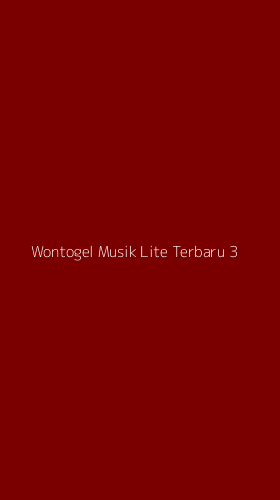 Tampilan Antarmuka Aplikasi Wontogel Musik Lite Terbaru - 3