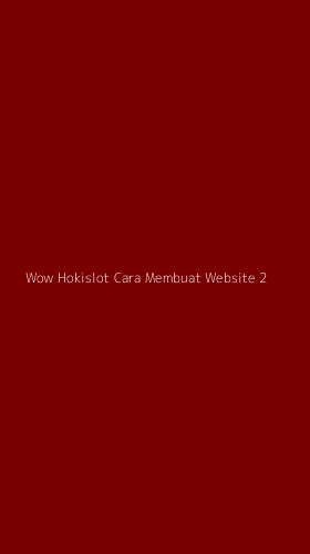 Tampilan Antarmuka Aplikasi Wow Hokislot Cara Membuat Website - 2
