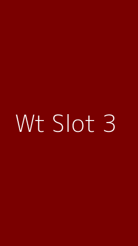 Tampilan Antarmuka Aplikasi Wt Slot - 3