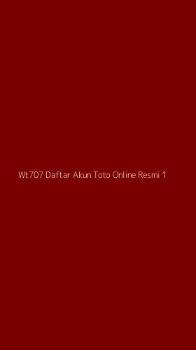 Tampilan Antarmuka Aplikasi Wt707 Daftar Akun Toto Online Resmi - 1