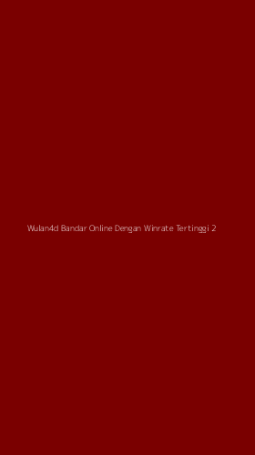 Tampilan Antarmuka Aplikasi Wulan4d Bandar Online Dengan Winrate Tertinggi - 2