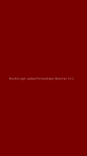 Tampilan Antarmuka Aplikasi Wyn4d Login Jadwal Pertandingan Bola Hari Ini - 2