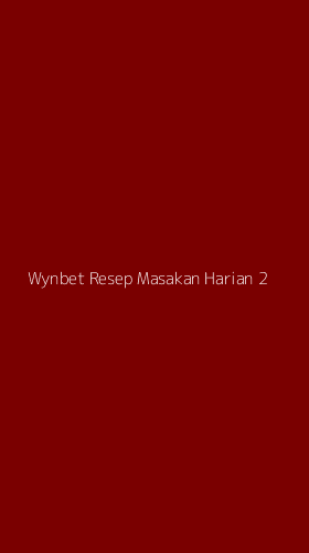 Tampilan Antarmuka Aplikasi Wynbet Resep Masakan Harian - 2