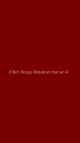 Tampilan Antarmuka Aplikasi X Bet Resep Masakan Harian - 4