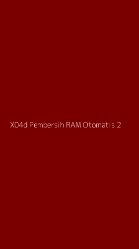 Tampilan Antarmuka Aplikasi X04d Pembersih Ram Otomatis - 2