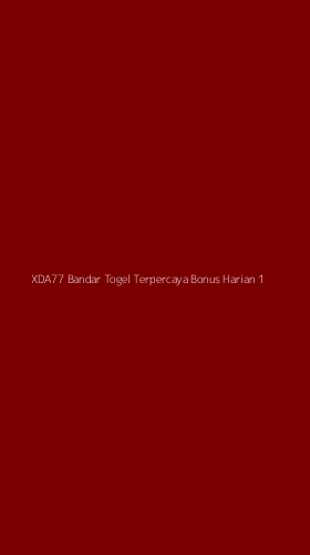 Tampilan Antarmuka Aplikasi Xda77 Bandar Togel Terpercaya Bonus Harian - 1