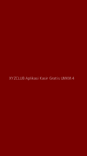Tampilan Antarmuka Aplikasi Xyzclub Aplikasi Kasir Gratis Umkm - 4