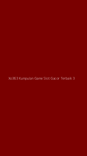 Tampilan Antarmuka Aplikasi Xo363 Kumpulan Game Slot Gacor Terbaik - 3