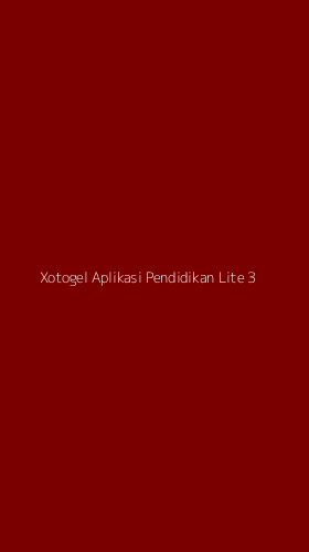 Tampilan Antarmuka Aplikasi Xotogel Aplikasi Pendidikan Lite - 3